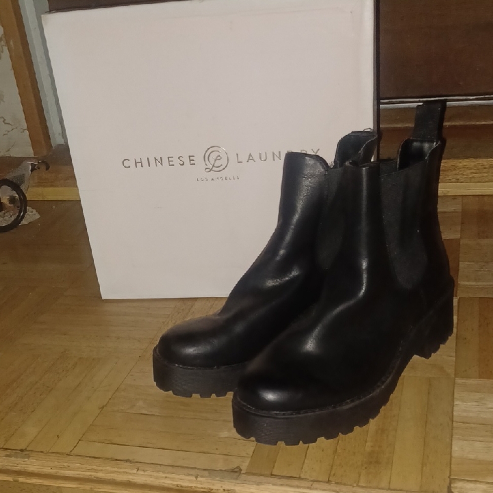 Chinese Laundry Black Ankle Boots